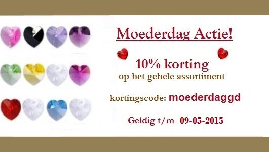 03-05-2015: Moederdagactie met 10% kortingscode