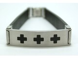 Lunedi Stainless Steel - Rubber Armband SACRO