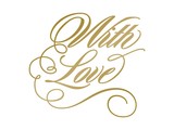 Couture Creations Anna Griffin Hot Foil Stamp Die With Love (CO725289)