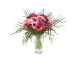 Gerberaboeket in roze tinten