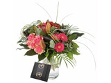 Luxe boeket met 4 bonbons