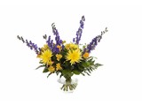 Geel paars boeket