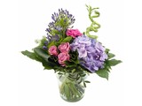 Paars roze boeket
