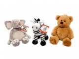 Beer Bear, olifant Ollie en zebra Ziggy
