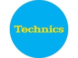 Technics Logo Yellow on Blue Slipmats