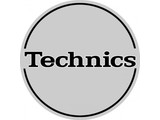 Technics Logo Black on Grey Slipmats