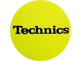 Technics Logo Black On Yellow Slipmats