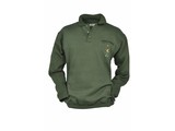 Hubertus Hunting sweat shirt met polokraag