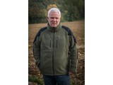 Hubertus Hunting gemêleerd fleece vest met soft shell