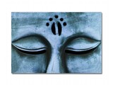 Boeddha Schilderij Art Blue - Large