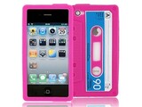iPhone 4(S) Hoesje Cassette Case - Roze