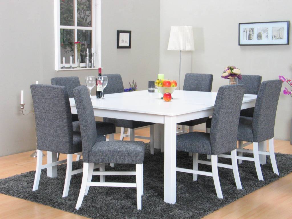 Witte eetkamer tafel ~ consenza for .