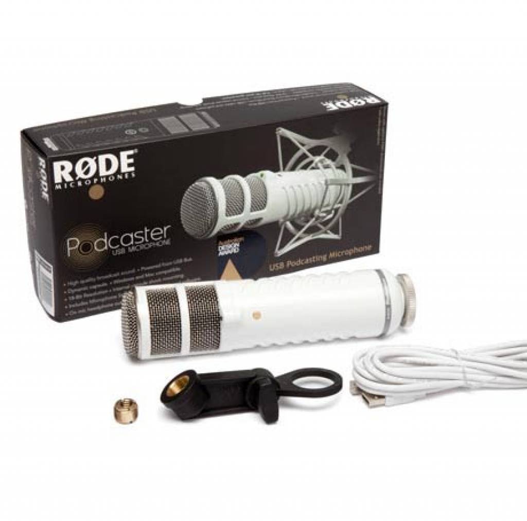 rode podcaster microfoon met usb aansluiting merk rode meer rode ...