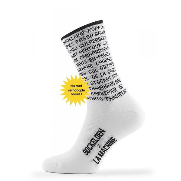 Cycling Socks Les Monuments White