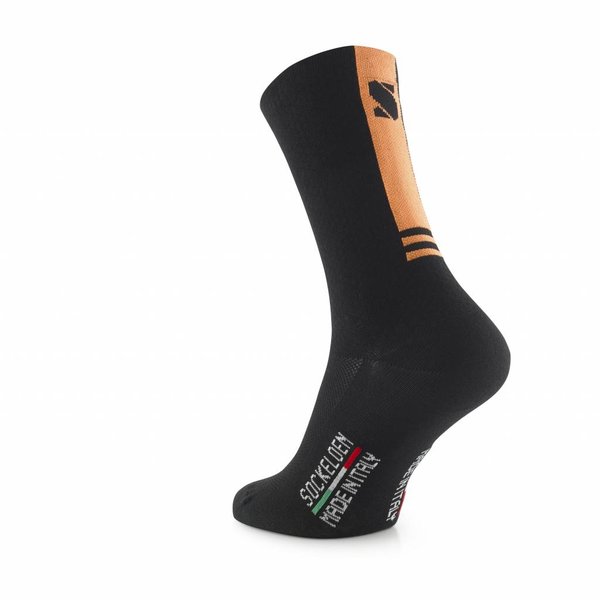 Cycling Socks Black-Orange