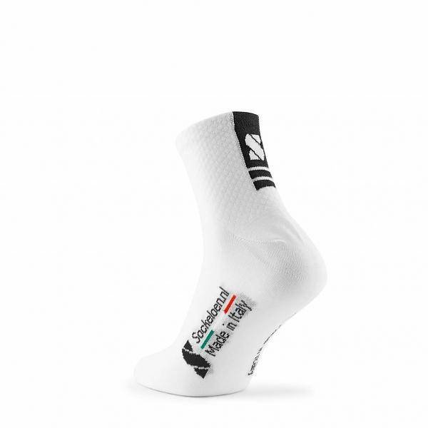 Fietssokken White-Black Low