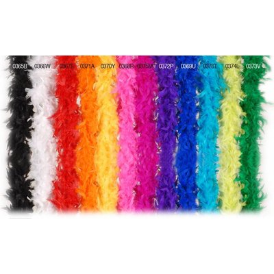 Halloweenaccessoires boa zwart 180cm