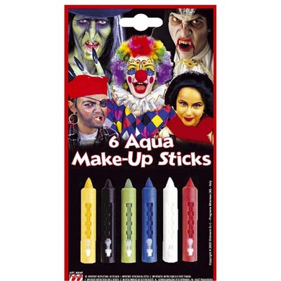 Halloweenaccessoires jumbo aqua make-up