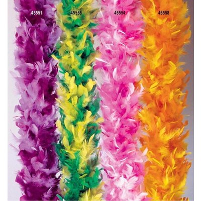 Halloweenaccessoires boa paars/lichtpaars