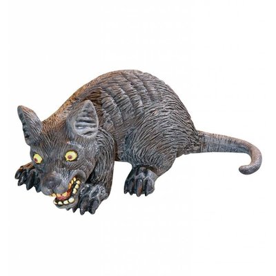 Halloweenaccessoires enge rat 32cm
