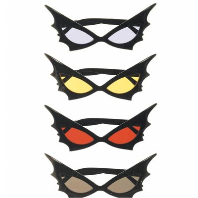 Halloweenaccessoires bril Batwoman