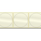 Diamondlabels Ø75 mm. 350 permanent PP transparant kunststof inkjet labels & etiketten