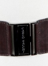 Dames Carlo Sacchi Riem met bruin leer