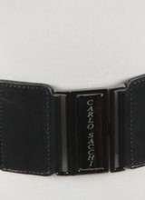 Dames Carlo Sacchi Riem met zwart leer