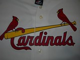 majestic st louis cardinals mlb baseball honkbal jersey shirt majestic white