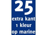 25x opdruk extra kant 1 kl op marine shirt