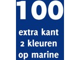 100x opdruk extra kant 2 kl op marine shirt
