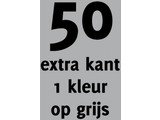 50x opdruk extra kant 1 kl op grijs shirt