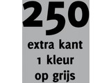 250x opdruk extra kant 1 kl op grijs shirt