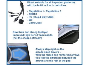 Deluxe Dance Pad v3 (Special FMAX Edition)(voor Wii/GameCube/PS/PS2/XB/PC USB)