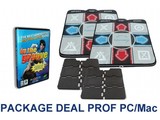 Package Deal Prof for PC-Mac - 2x Deluxe Dance Pad v3 + PC-Mac In The Groove
