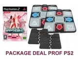 Package Deal Prof for PS2 - Deluxe Dance Pad v3 + PS2 Dancing Stage SuperNova 2