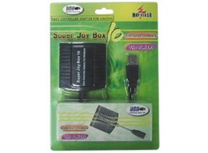 Super Joybox 10 (2x Xbox1 controller/dancemat to PC USB)