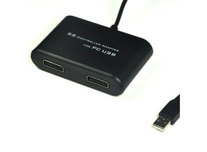 Sega Saturn SS Controller Adapter for PC USB (2x SS controller to PC USB)