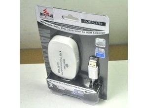 Wireless Wii U Pro Controller to PC USB Adapter