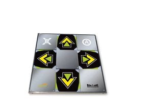 Metal Dance Pad with recessed arrows
