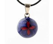 Babylonia blauw rode bloem Babylonia blauw rode bloem