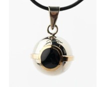 Babylonia ring zwart inleg Babylonia ring zwart inleg
