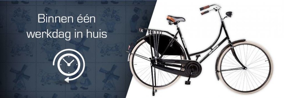 Op werkdagen voor 13.00u besteld en betaald? Uw bestelling wordt dezelfde dag nog verzonden!