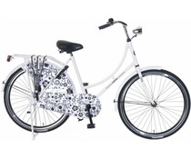 Omafiets Popal 26 inch Wit Barok Omafiets Popal 26 inch Wit Barok