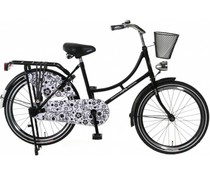 Omafiets Popal 22 inch Zwart Barok
