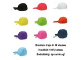 Bandana's met verstelbare maat, 100% katoen (geschikt voor kinderen en volwassenen)