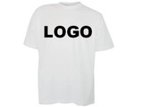 100% katoenen T-shirts (voorzien van een korte mouw en ronde hals)