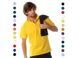 ♣ 100% katoenen heren Poloshirts (polo pique)