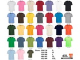 ♣ 100% katoenen Fair Trade T-shirts (met korte mouw en ronde hals)