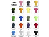 ♣ Fair Trade heren T-shirts (slank gesneden, 100% katoen, korte mouw en ronde hals)